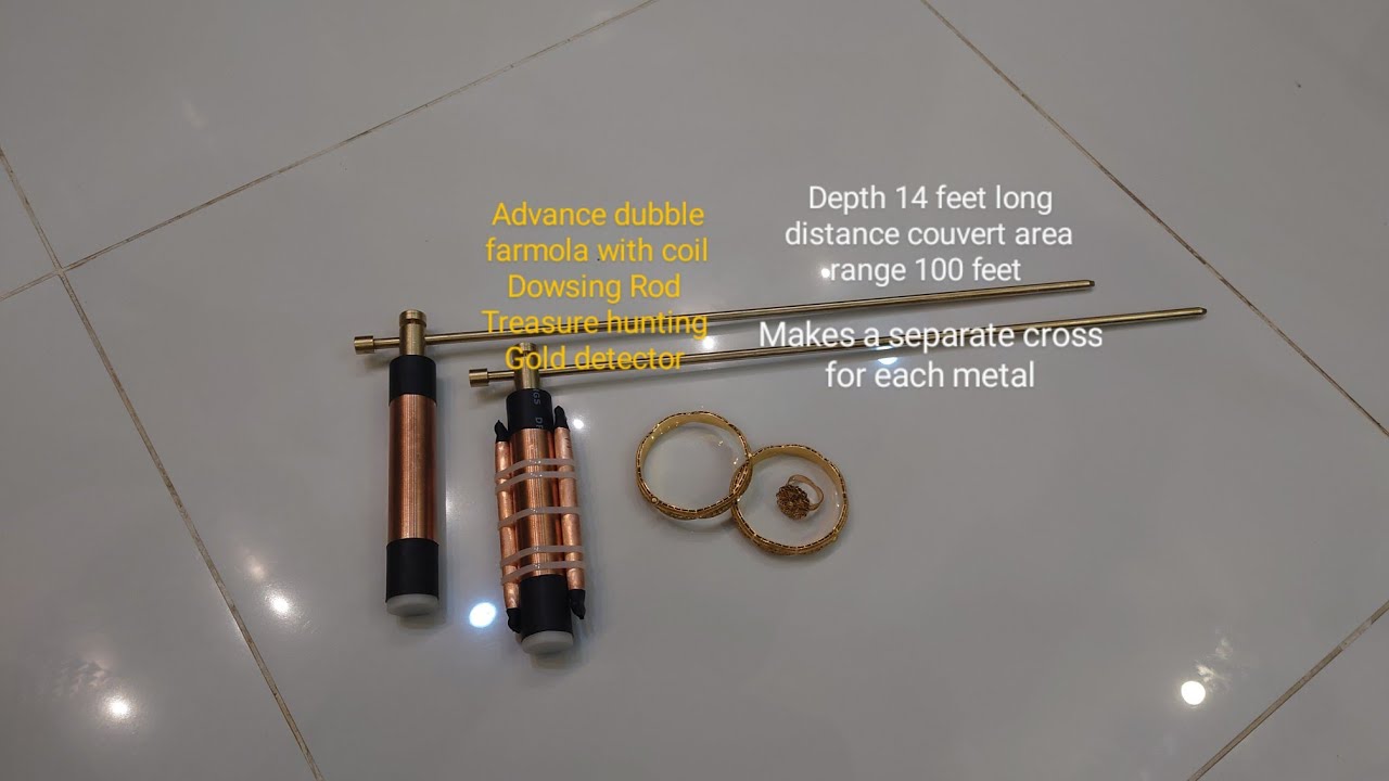 Gold detecting dowsing rod how to used - YouTube