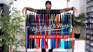 HUGE Mitchell & Ness NBA Throwback Jersey Haul PART 1 | I AM RIO P.