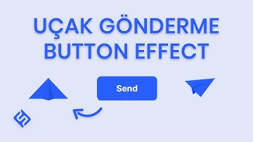 Javascript ile Kağıt Uçak Gönderme Button Animasyon Effecti | HTML & CSS & JS - Web Development