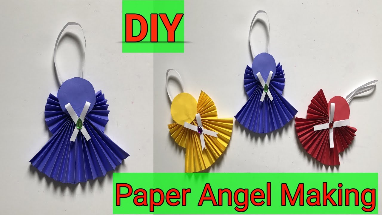 How to make  Paper Angel/DIY Paper Angel/Christmas craft/Paper Craft/Paper Angel/DIY Christmas Angel