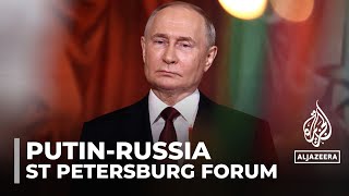 Russia Economic Forum: President Putin addresses delegates