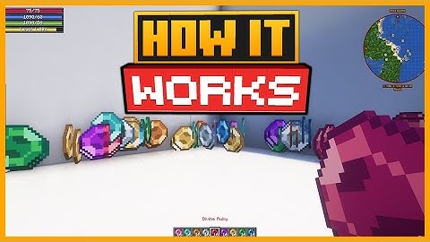 🟨 HOW GEMS WORK in the MINE and SLASH MOD - MINECRAFT