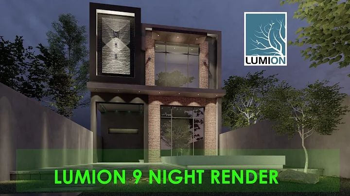 LUMION 9 Pro Render Modern House | LUMION 9 RENDERING TUTORIALS