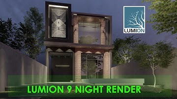 LUMION 9 Pro Render Modern House | LUMION 9 RENDERING TUTORIALS