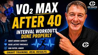 Increase VO2 Max With Interval Workouts Done Properly for Runners Over 40