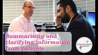 Summarising and Clarifying Gathered Patient Information | Gathering Information