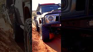 @TylerThompson90 launching the OP2 into some dunes in the Simpson! 🫣 #4x4 #explore #offroad #nissan