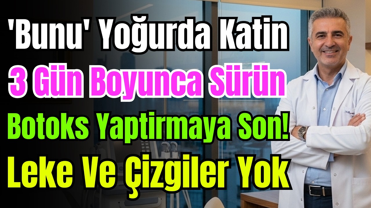 Yoğurda Bunu Karıştırın! 3 Günde Tüm Leke Ve Kırışıklıklar Gidiyor, Cilt Anında Sıkılaşıyor