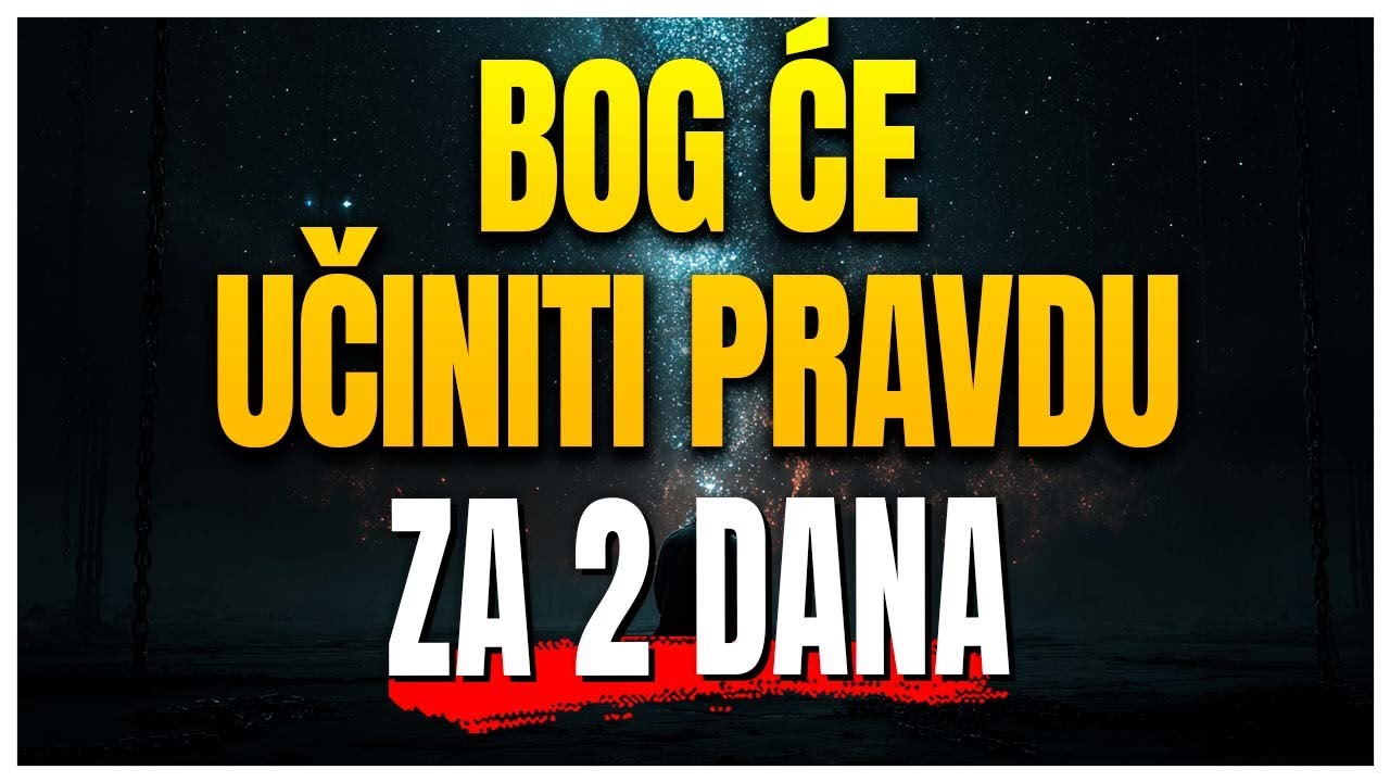Izdan i ponižen Učinite OVO i Bog će učiniti pravdu za 2 dana — MOĆNO je