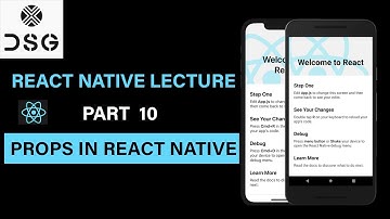 React Native lectures in Hindi #10 Props in react native