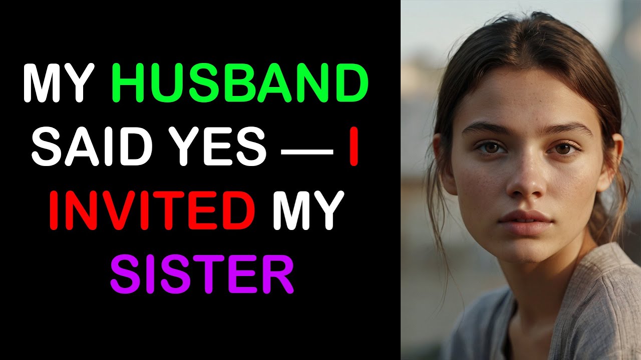 My Husband Said Yes — I Invited My Sister