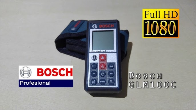 Medidor láser de distancias BOSCH GLM 100 C - 0601072700 - SIA Suministros