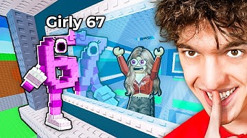 Trolling Little Sister With MODDED Steal A Brainrot!!