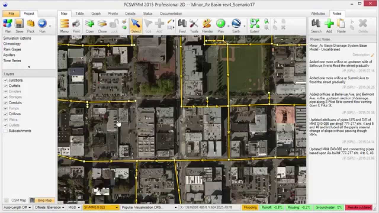 whats new in pcswmm 60 bing maps