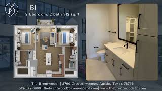 B1 | Two Bedroom | 2 Baths | 912 sq.ft