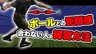 【テニス】ボールとの距離感を良くする練習方法とは〈ぬいさんぽ〉