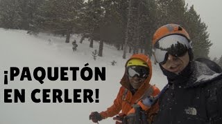 La gran nevada en Cerler
