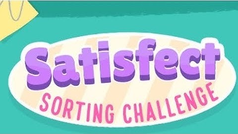 Satisfect Sorting Challenge level 81 to 100 #solution #games #walkthrough #satisfyingames