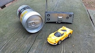 Mini Racing Car RC Ferngesteuertes Auto Spielzeug Getränkedose Geschenk Dg-W 