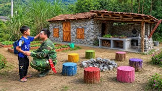 Engineer Triệu Khánh fell ill finishing the kitchen; his son's return brought him comfort and care!!
