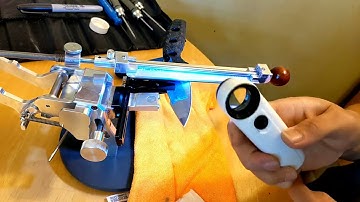 Sharpening tutorial tips and tricks on a guided system