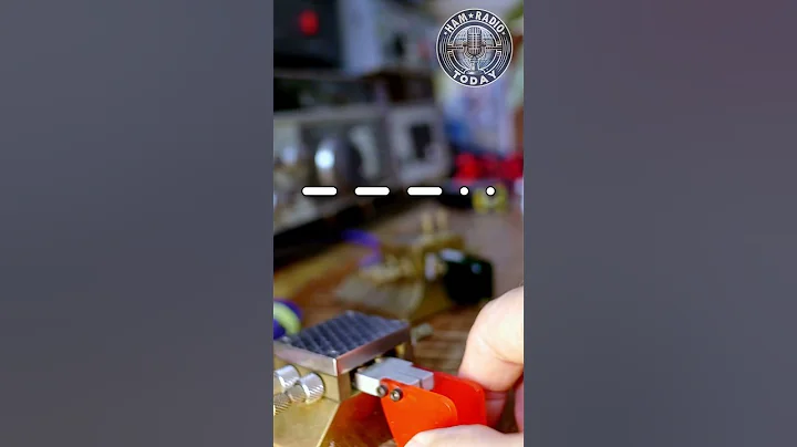 The Number 8 - Morse code moment of the day, how to get started in ham radio #morsecode