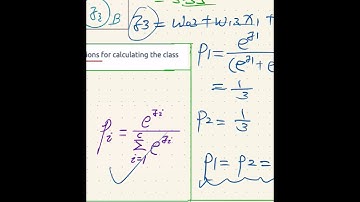 How to calculate Softmax Regression probabilities? (part 3)