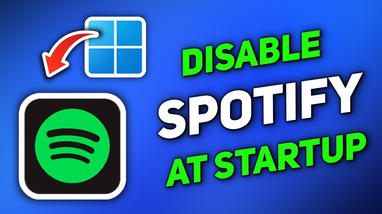 How to Stop Spotify from Opening on Startup Windows 11 - YouTube