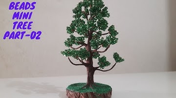 How to make wire bonsai tree with seed beads || Very easy tutorial Part-2 || Rowshan Ara Handicrafts