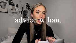lets talk: advice / tips for confidence