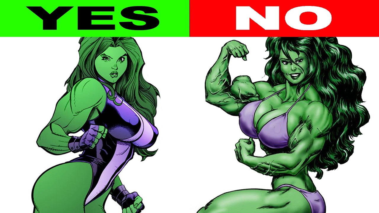 Как рисовать красивых мускулистых женщин для комиксов