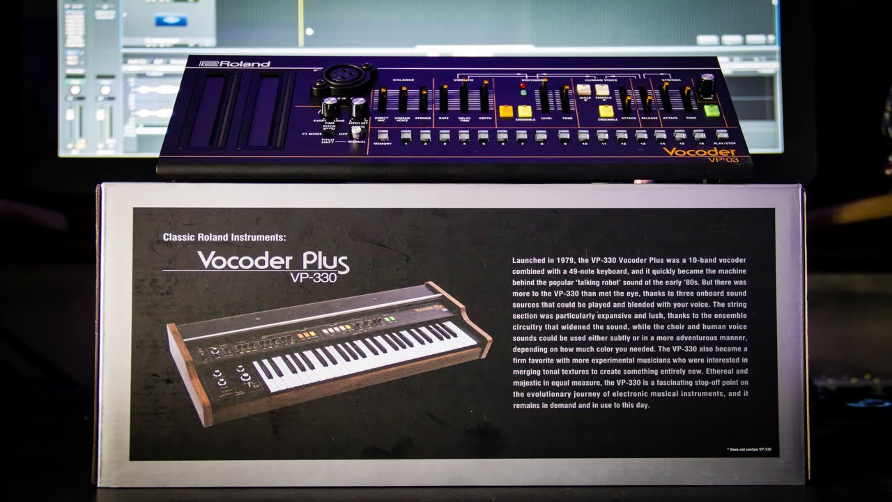 ADSR - Roland Boutique VP-03 Vocoder - Audio Demo - YouTube