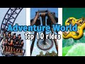 Top 10 rides at adventure world  perth australia  2022