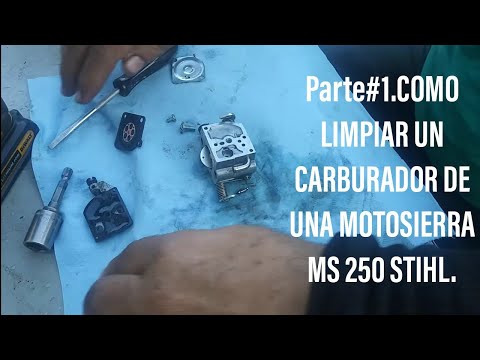 Video: Cómo Limpiar Un Carburador De Motosierra