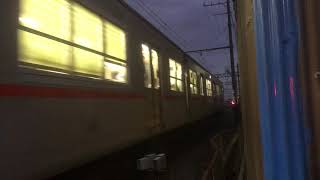 山陽3050系6次車(3078F)普通姫路行き　中八木駅入線