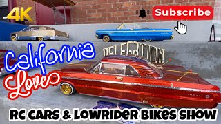 California Love Custom RC Cars & Lowrider Bikes Car show, at Cadillac Fest 2022. Lowrider Blvd.