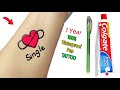 How to make Permanent tattoo at home with pen | #Diy Tattoo With Pen | Pen Tattoo | How to Diy