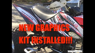 Graphics Install on Yamaha Raptor 350
