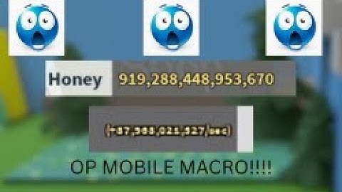 How To Macro on **MOBILE** Bee Swarm Simulator 2025