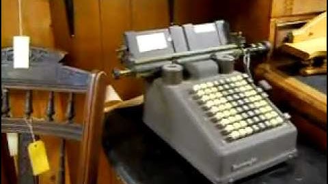 Monroe Antique Adding Machine