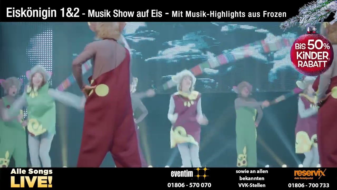 Eiskönigin 1&2 – Musik Show auf Eis!