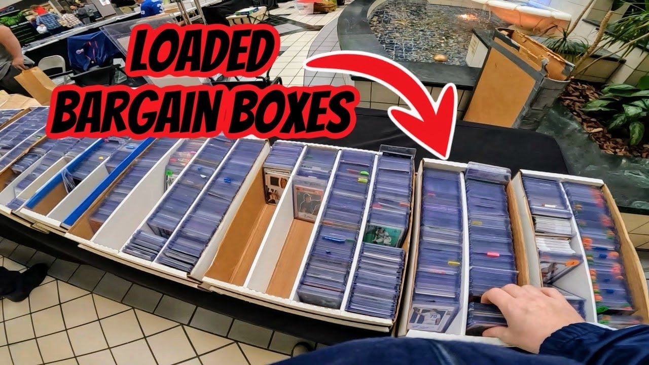 Hagerstown Sports Card Show BARGAIN BOX Shopping YouTube
