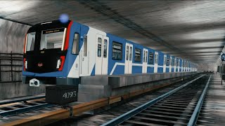 Minsk Subway Simulator Штадлер, зеленолужская линия