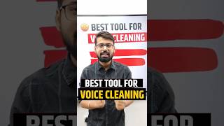 Best tool for voice cleaning 🔥 #youtubeshorts #shorts #technology