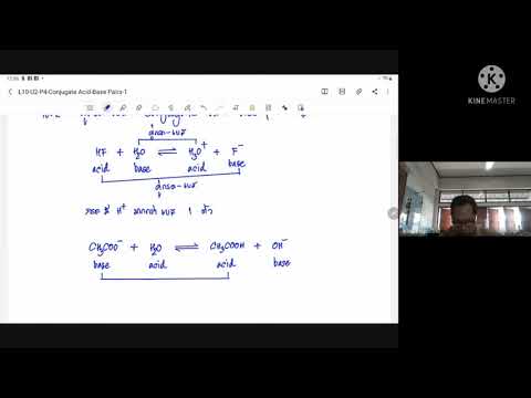 10.2 คู่กรด-เบส Conjugate acid-base pairs-2564