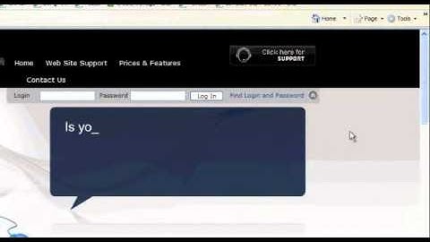 Accessing Support From Websiteforge Homepage  - Websiteforge Ecommerce Website