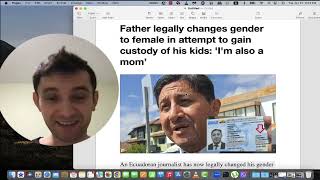Father changes Gender to Female to Gain Equal access to kids