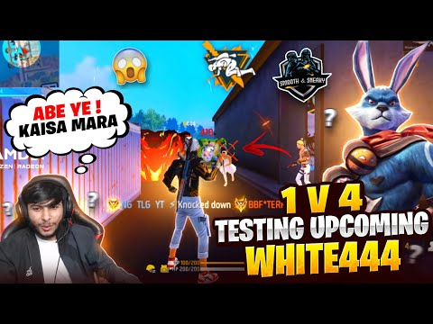 TESTING UPCOMING WHITE444 😱 : SMOOTH444 🔥 || TO JOIN NONSTOP GAMING GUILD 🤯 - GARENA FREE FIRE