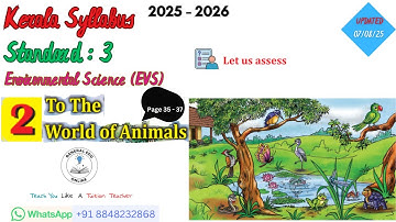 Class 3  EVS Unit 2 I To The World of Animals (Page 35 - 37) @GeneralEduOnline