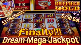 ในที่สุด!! ฉันได้รับแจ็คพอต Dream Mega ที่ Buffalo Revolution Slot เดิมพัน $300